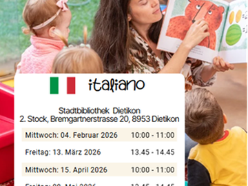 Animazione alla lettura in lingua italiana – Biblioteca Dietikon